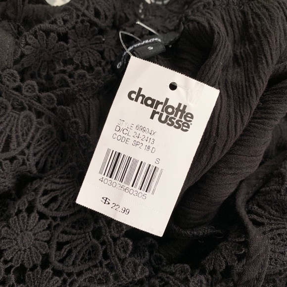 NWT Black Cold Shoulder Romper - Picture 3 of 11